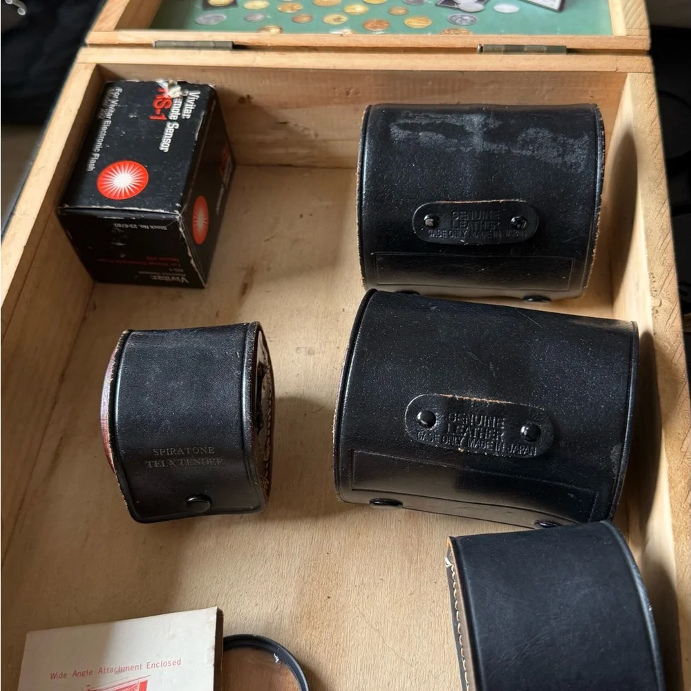Black Camera Lens Set